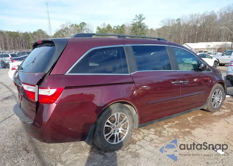 2013 Honda Odyssey Ex z USA, uszkodzony, nr VIN 5FNRL5H47DB038271